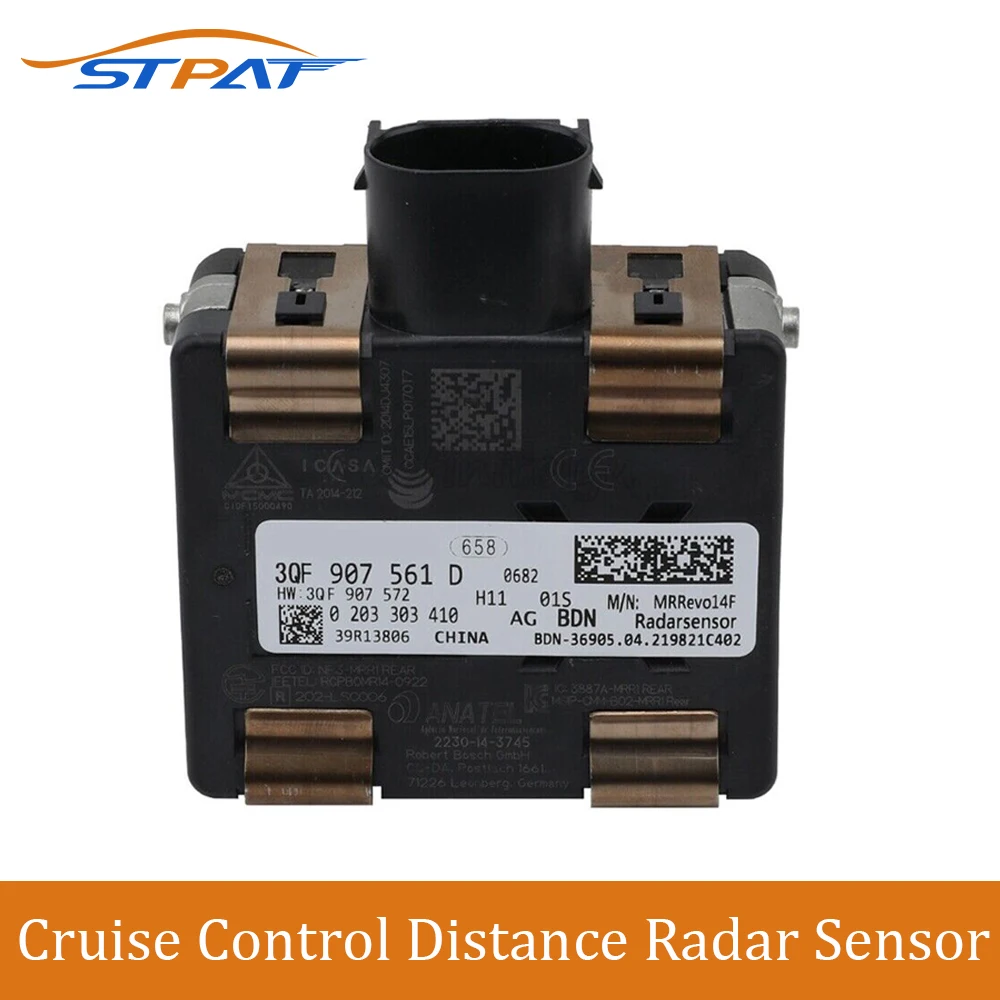 STPAT New Cruise Control Distance Sensor 3QF907561D 3QF-907-561-D for VW Jetta Atlas Arteon Golf STPAT New Cruise Control Distance Sensor 3QF907561D 3QF-907-561-D for VW Jetta Atlas Arteon Golf
