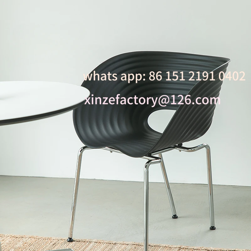 

Customizable Celebrity Shell Krzesło do jadalni Projektant Kreatywne krzesło z oparciem do domu Meble w stylu vinta