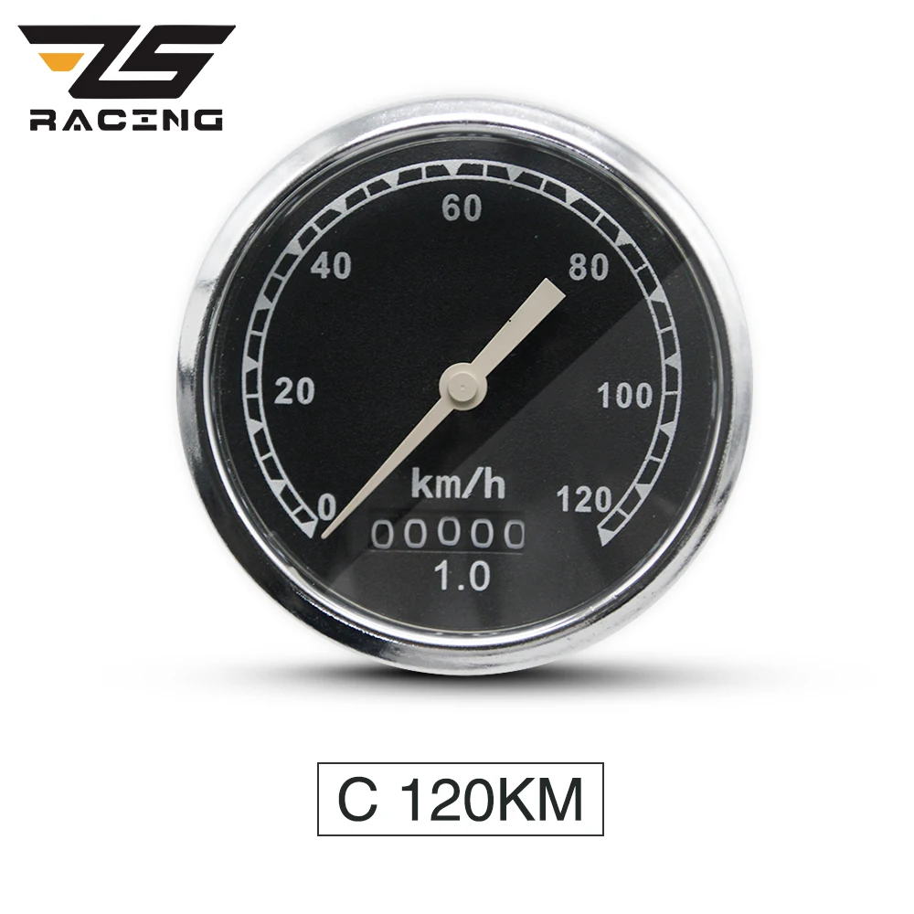 ZS Racing 0-120 Km/h headlight inner speedometer used at CJ-K750 Motorcycle Case For Bmw R12 R71 M-72 motor