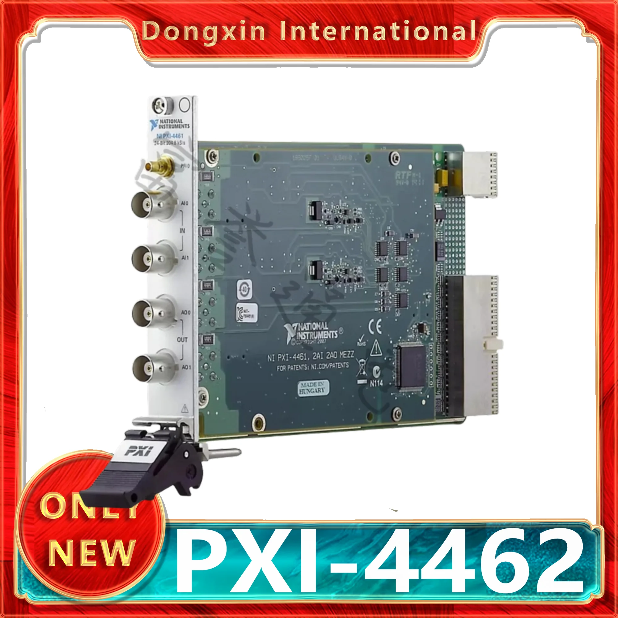 

NI PXI-4462 Анализатор динамических сигналов с 4 входами 779688-01