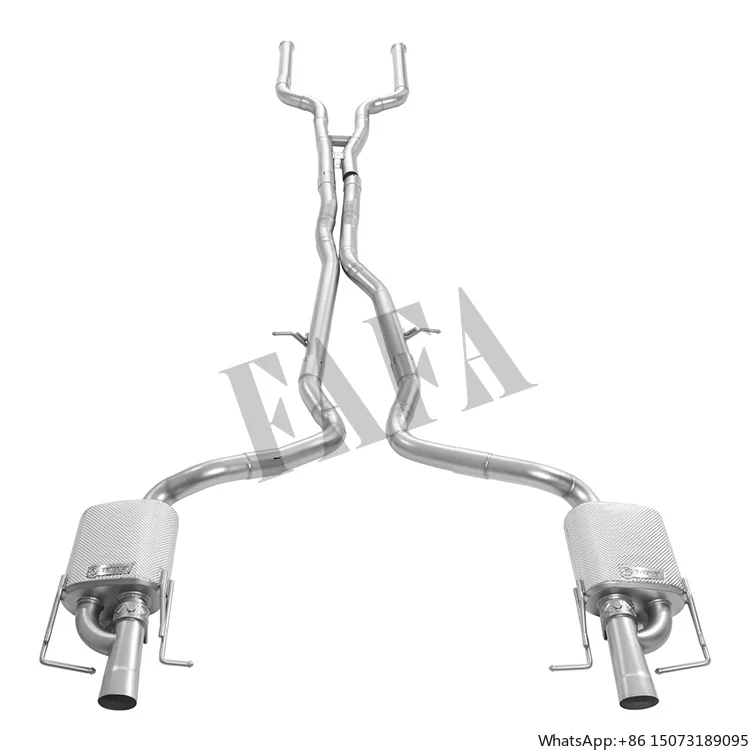 For E63S W213 4.0T High Performance Exhaust System Enhanced Sound Effect Electric Valve Exhaust Pipe Muffler Exhaust