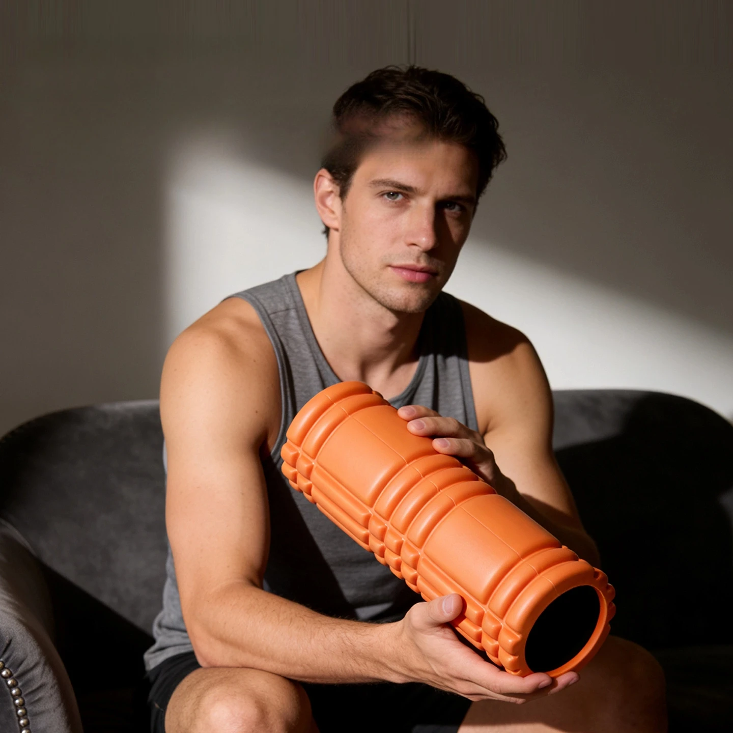 Yoga Column Foam Fitness Pilates Back Muscle Massage Roller Gym Home Myofascial Release The Grid Body Relaxation - view 4