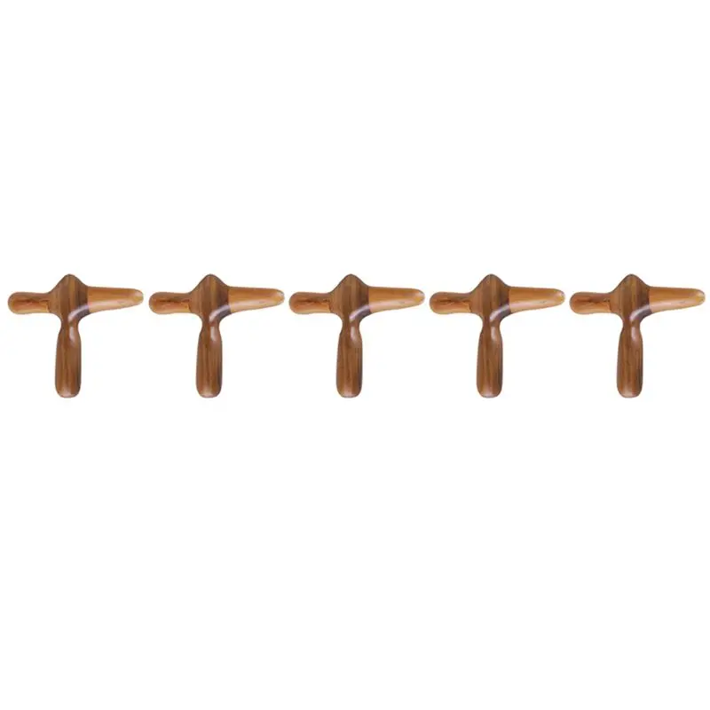 

【LOVE】5X Foot Massage Wooden Stick Tool On Hand, Foot And Face Full Body Massage Tool Wooden Stick Relaxing Massage Tool