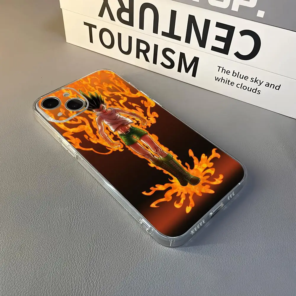 

G-Gon Freecss Phone Case For iPhone 17/16/15/14/13/12/11 Pro Max Clear TPU MagSafe Case Lens Protection Slim Fit