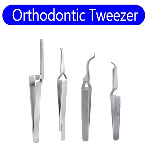 Imagen 2 del producto Pinzas dentales de primera calidad, soporte de ortodoncia para soportes, soporte de tubo Posterior, herramientas quirúrgicas de dentista de acero inoxidable