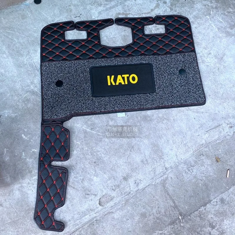 Suitable for Kato HD512/820R/1023/1430-3 driver's cab floor adhesive foot mat carpet accessories