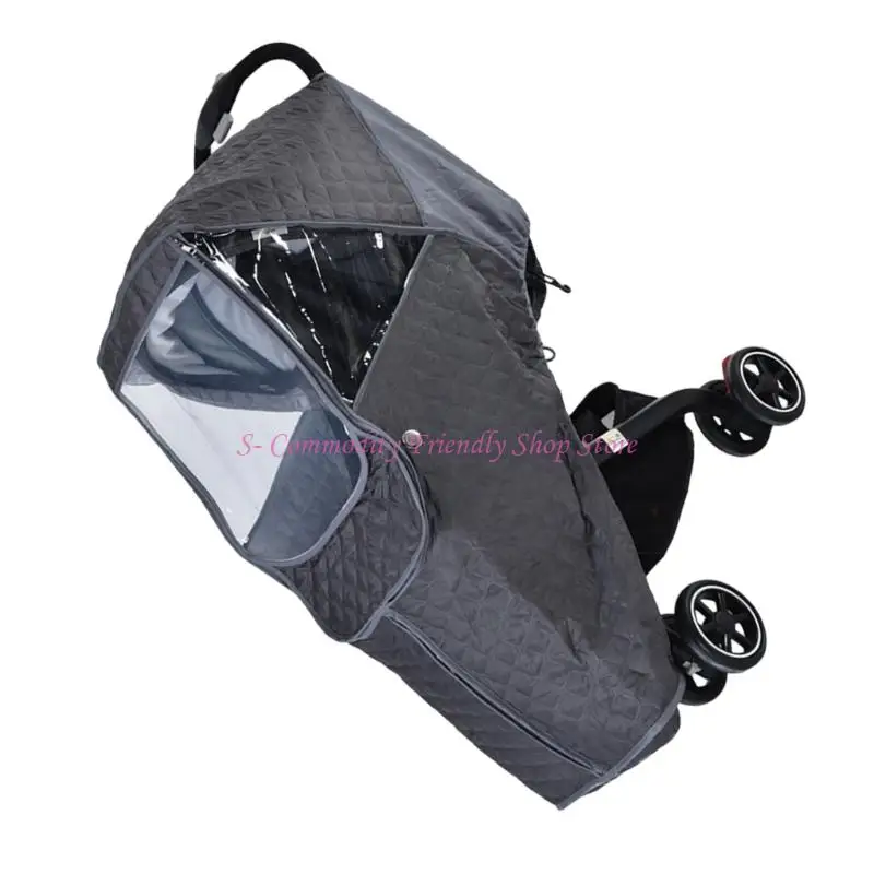 85ae-winter-warm-baby-strollers-cover-windproof-rain-breathable-mesh-panel-clear-view-window-universal-for-pram-use
