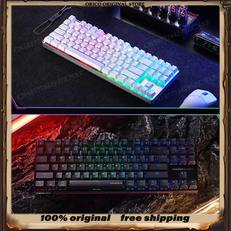 NEW CHERRY MX 8.2 PRO TMR Gaming Keyboard Wireless Hall Effect 0.01mm Rapid Trigger 8000Hz Customized Switch Hot Swap Three Mode