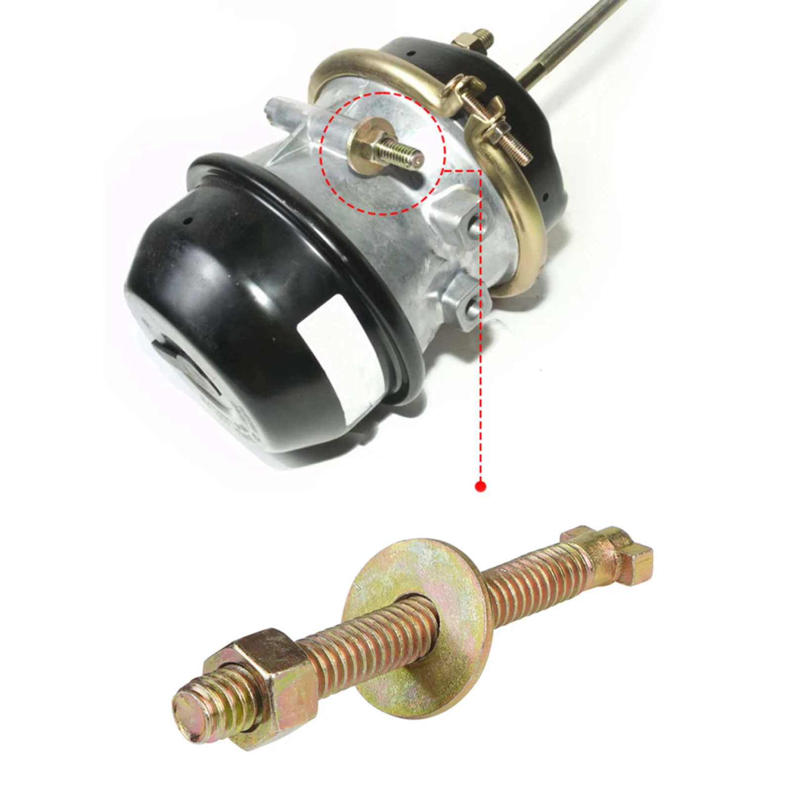 Paquete de 2 Pernos de Jaula de Freno para Freno de Resorte Neumático de Camión, Perno de Liberación de Jaula de Freno de Repuesto para Bendix 800921, TR800921