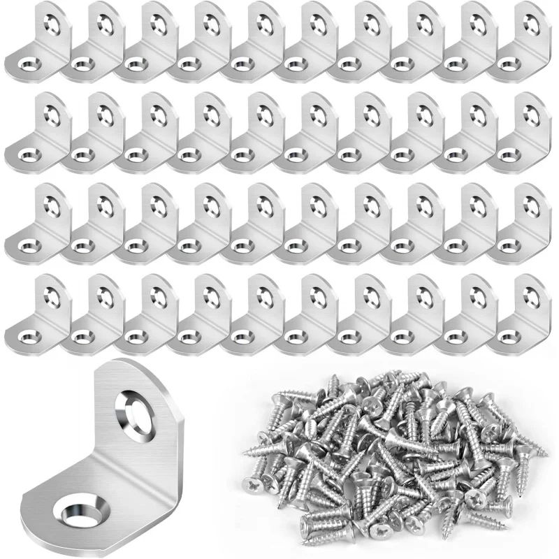 40 Pcs L Bracket St…