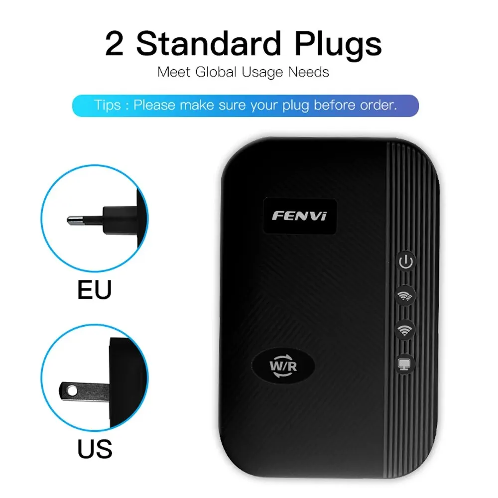 FENVI 300Mbps WiFi Repeater Wireless Extender Amplifier Booster Router 802.11N Long Range WiFi Repetidor Expander Access Point