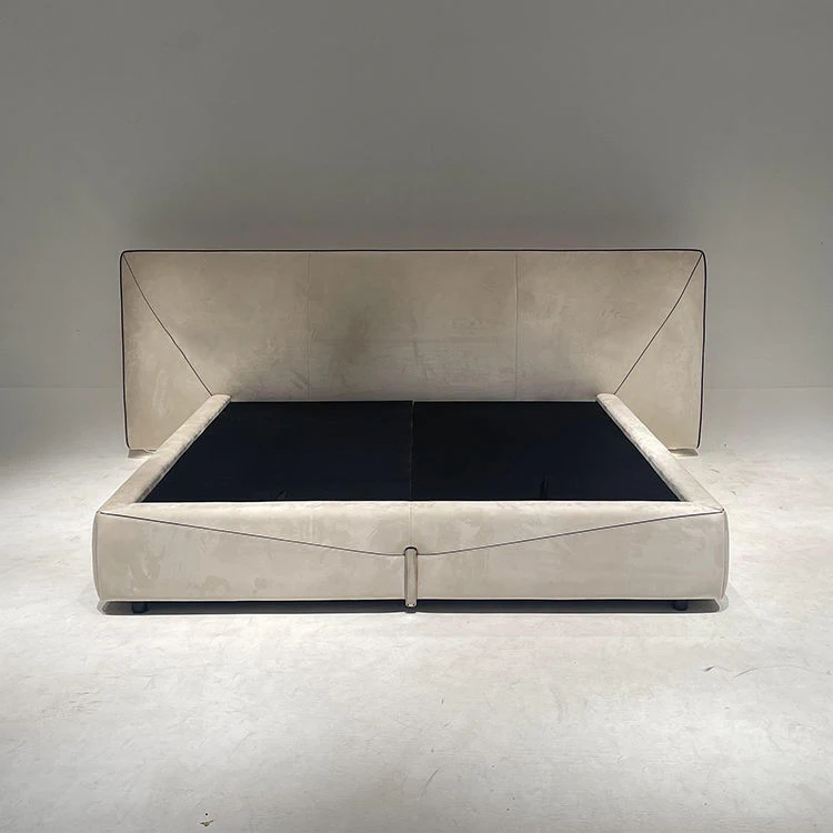 

&c Italian High-end Luxury Designer Fashion Widescreen Double Bed Set Modern Full Luxury Bedroom king Bedroom Set