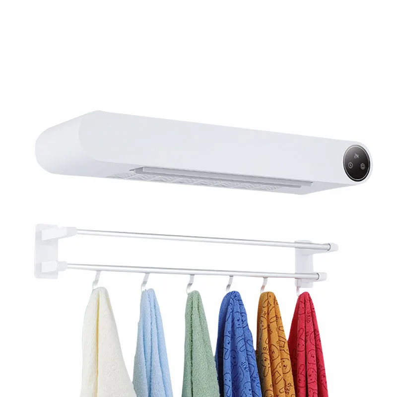 Bathroom Wall Mounted Electric Heated Towel Rail Warmer Rack Electric Radiator Dryer Thermal Control Towel Heater