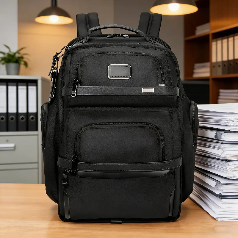 

Новый мужской деловой рюкзак из баллистического нейлона серии 3, водонепроницаемая сумка для ноутбука большой вместимости, дорожный офисный повседневный рюкзак