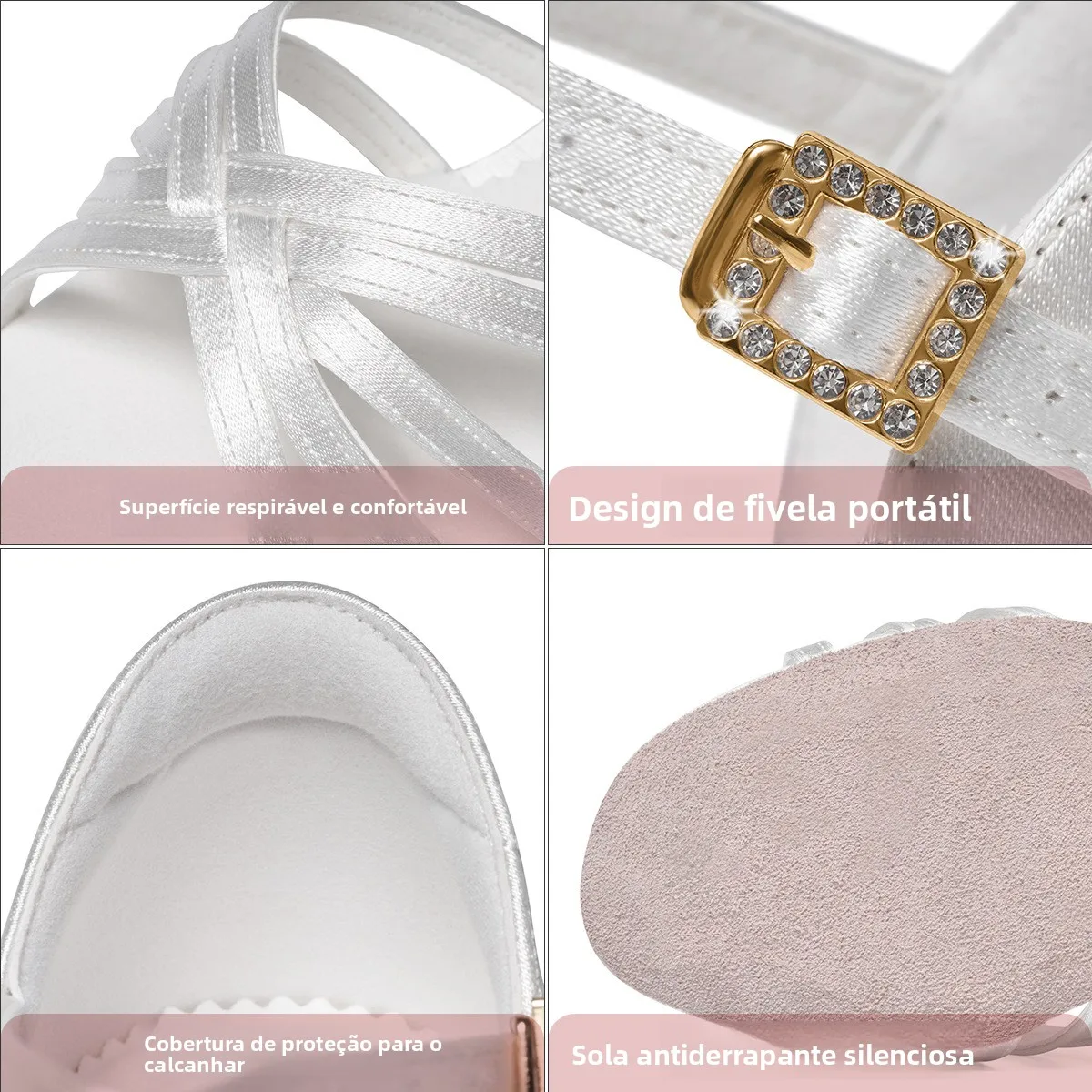 ローヒールラテンダンスシューズ-ソフトボトムバレエスリッパ-女の子用-プロフェッショナル子供用ダンスシューズ-初心者向け