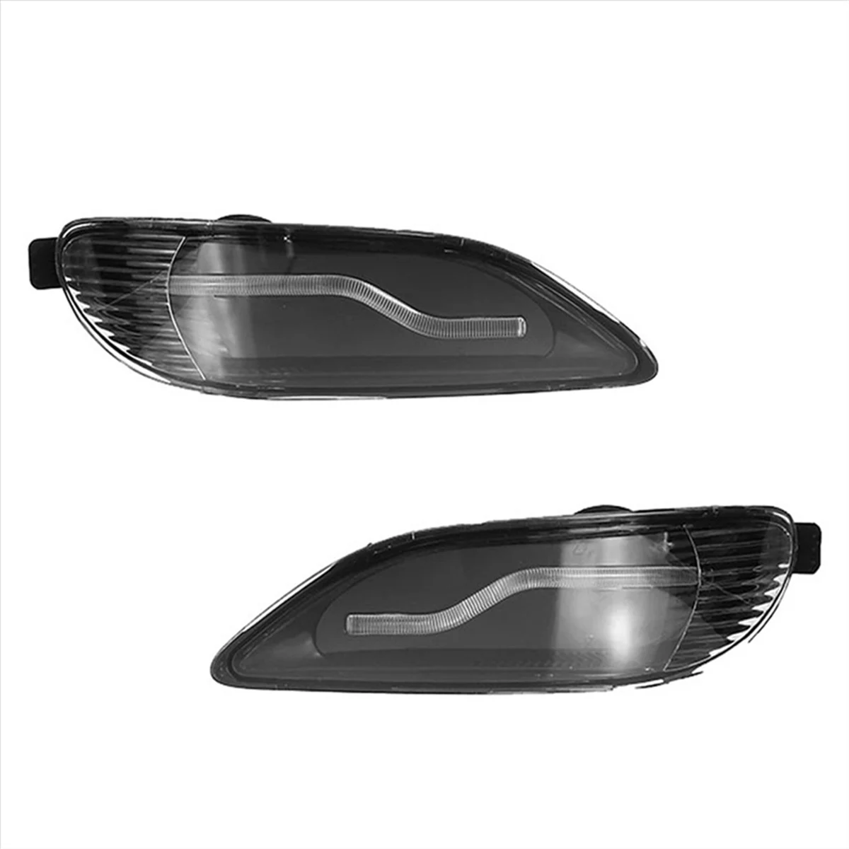 1Pair Front Fog Light Assembly Daytime Running Lights for Toyota Corolla 2001-2008 Camry 2002-2004