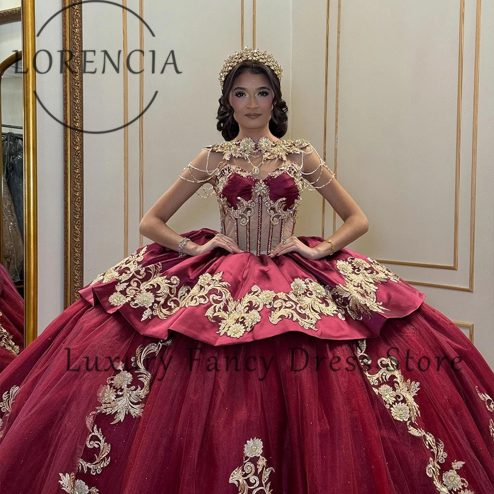 

Блестящие платья Quinceanera с блестками, 2024, роскошное бальное платье с аппликацией для девочек, милое платье на день рождения 16, вечернее платье по индивидуальному заказу