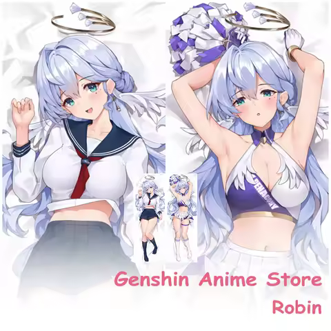 Game Honkai Star Rail Robin Fullbody Dakimakura Cover Cosplay Props Double-Sided Printed Anime Pillowcase Otaku Cushion Covers