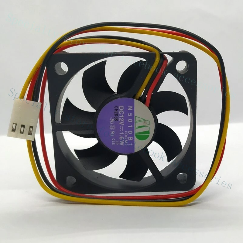A+ 5010 N5010B1 DC 12V 1.6W 50*50*10mm 5CM 3-wire CPU cooling fan