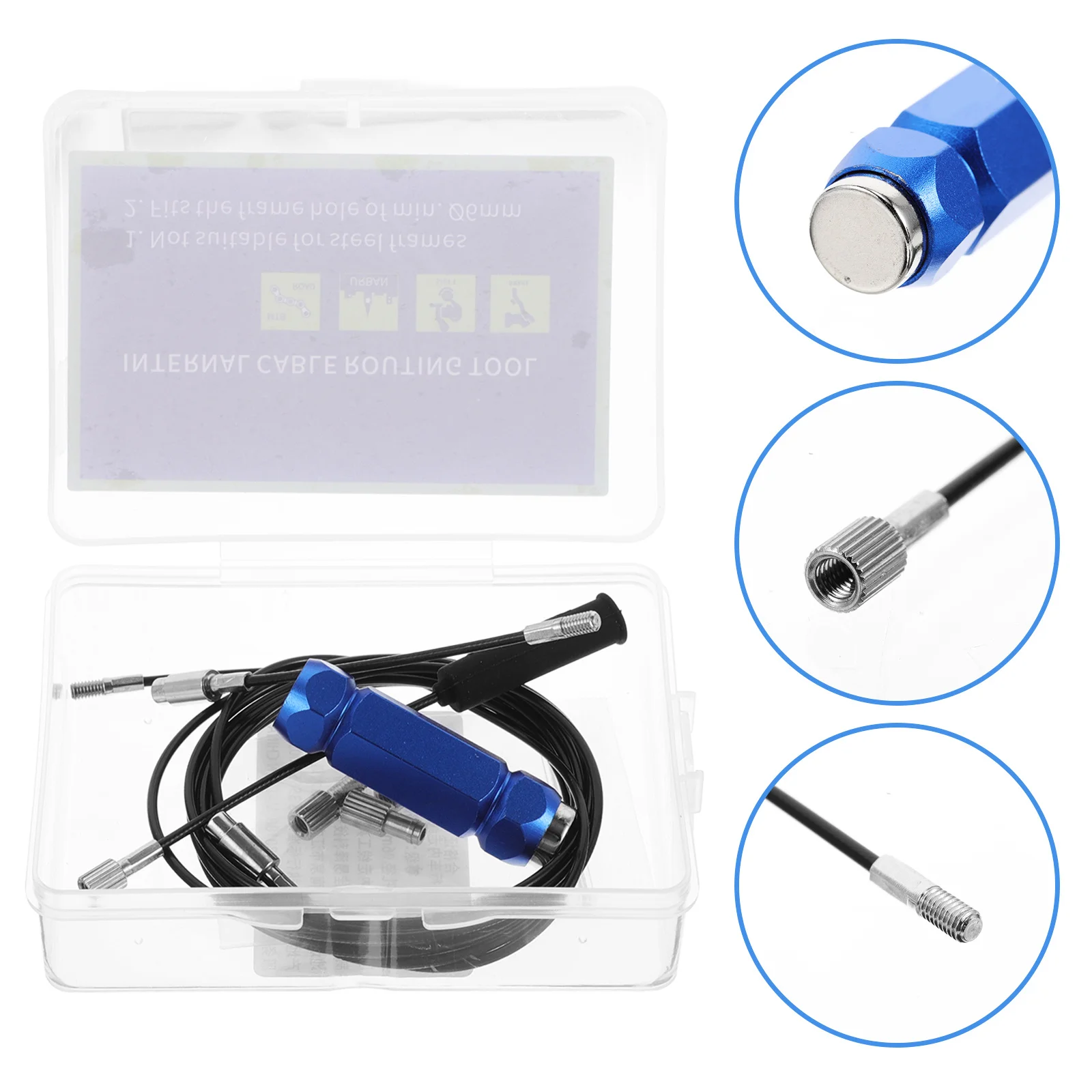 

1 комплект велосипедного тормозного троса, комплект из нержавеющей стали, корпус переключения передач, торцевые заглушки, эффективный инструмент для внутренней прокладки для гор