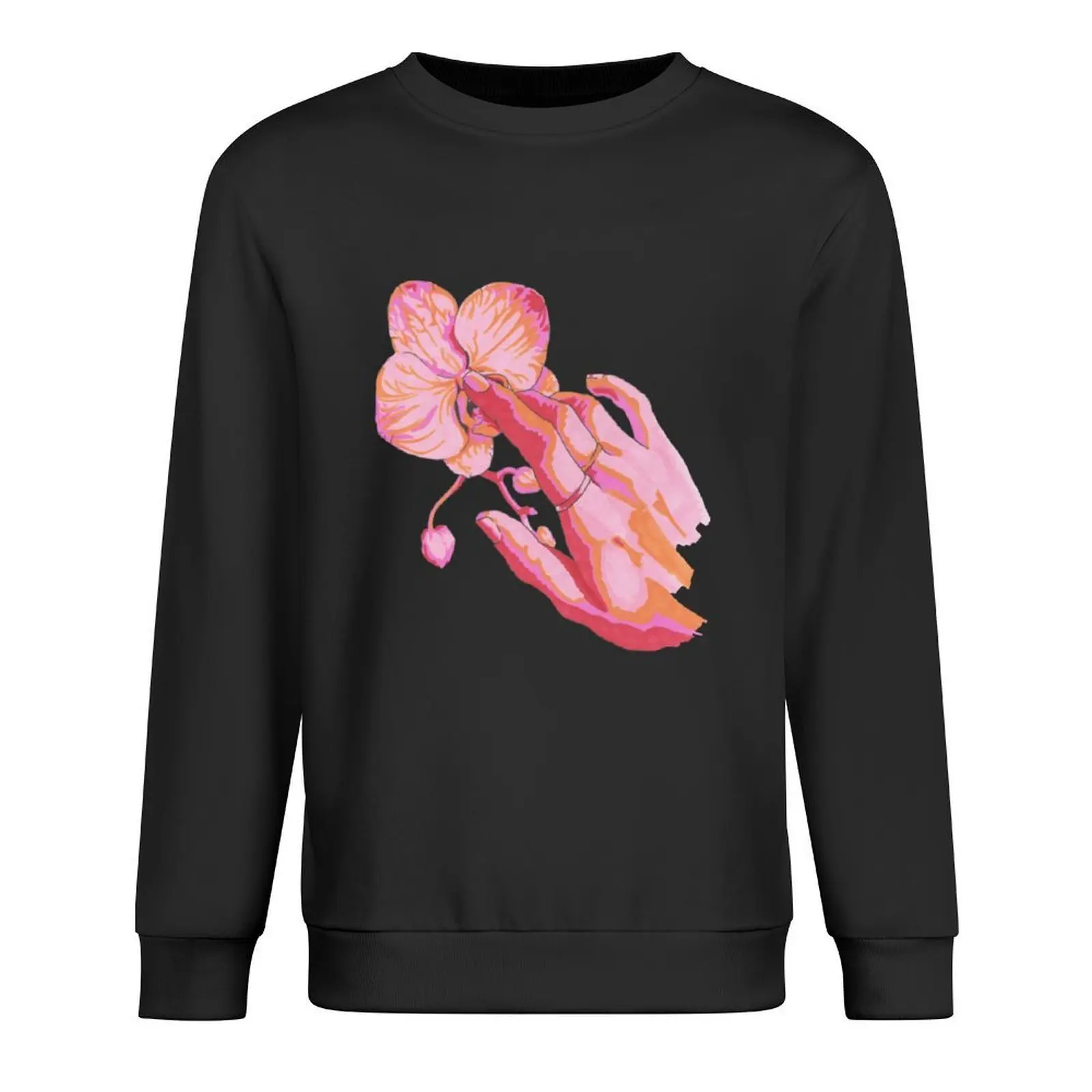 

Orchid Touch Pullover men's clothes men's autumn clothes male clothes aesthetic clothing anime sweatshirt
