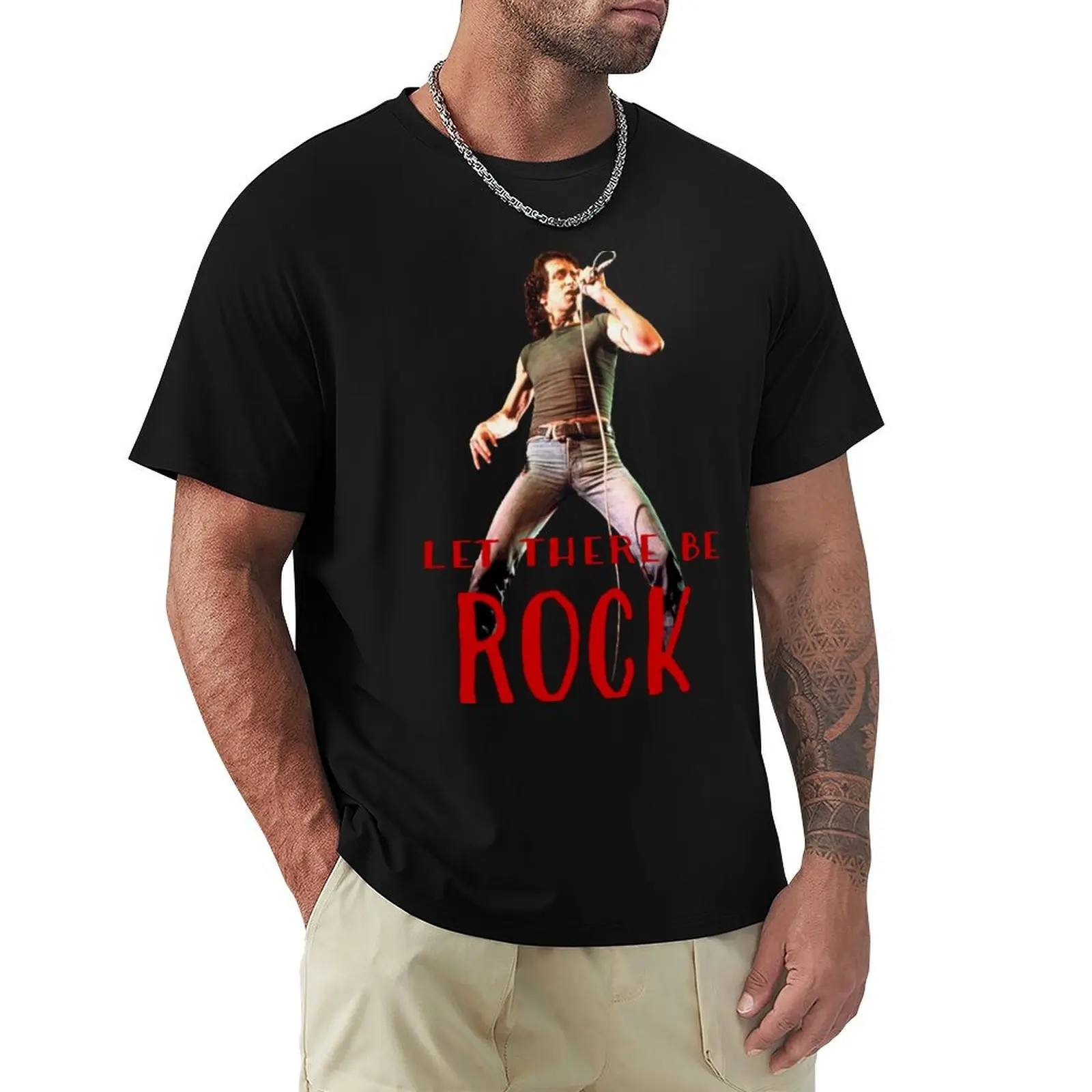 

Let there be ROCK T-Shirt Outdoor Work Short Sleeve Top