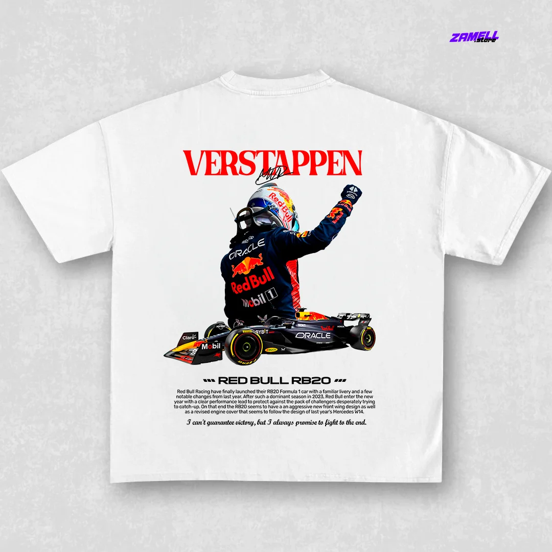 2025 Max Verstappen F1 Car T Shirt Men Mens Clothing Sexmachine Tentacles One Direction Y2k T-shirts for Men Tiki