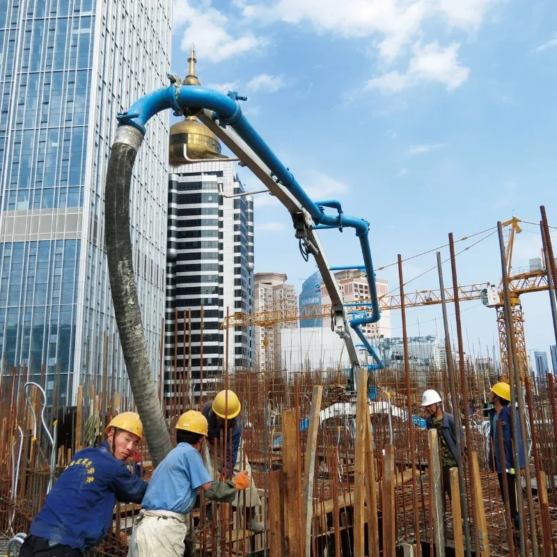 منتجات مخصصة مفرشة الخرسانة الهيدروليكية العنكبوت وضع الخرسانة مضخة بوم الثقيلة كفاءة عالية دائم للبناء #6