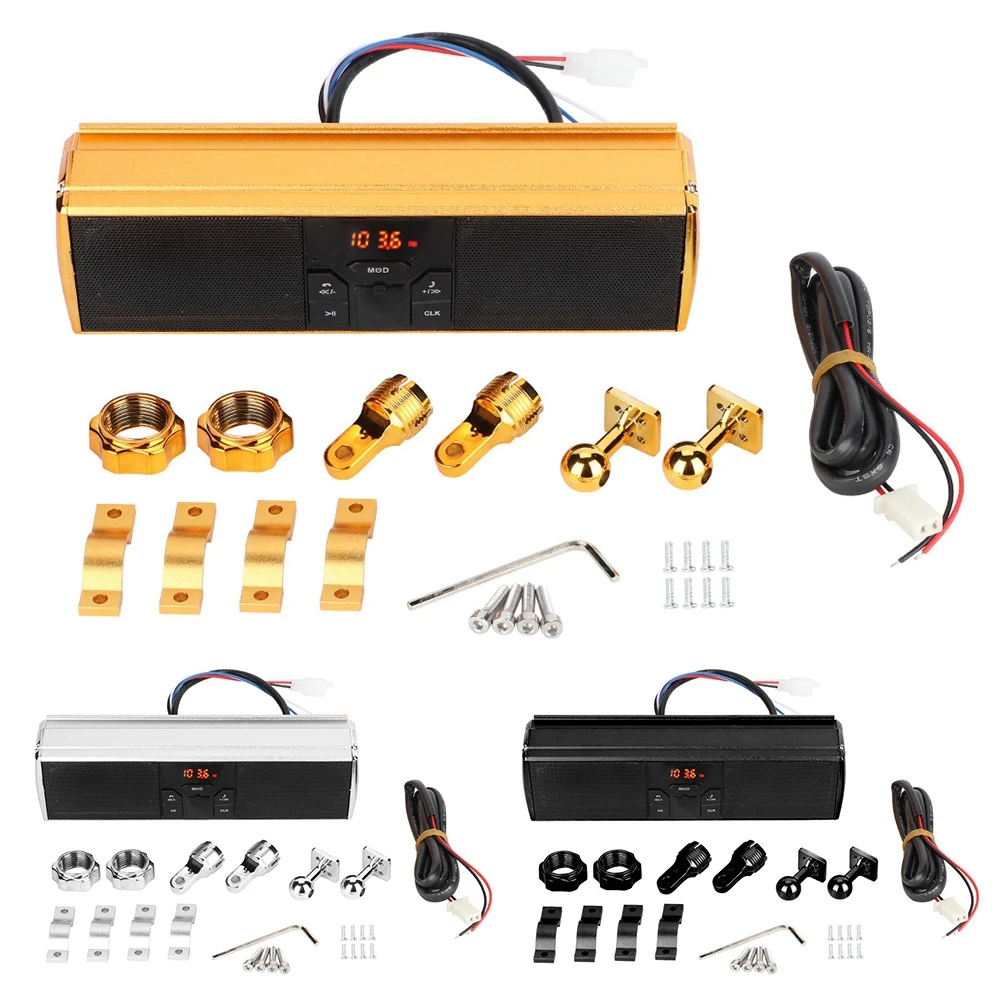 

Motorbike Stereo Speaker Motorcycle Modification Handle Bar Audio System Anti Side Water Proof Sound System Motorcycle Part