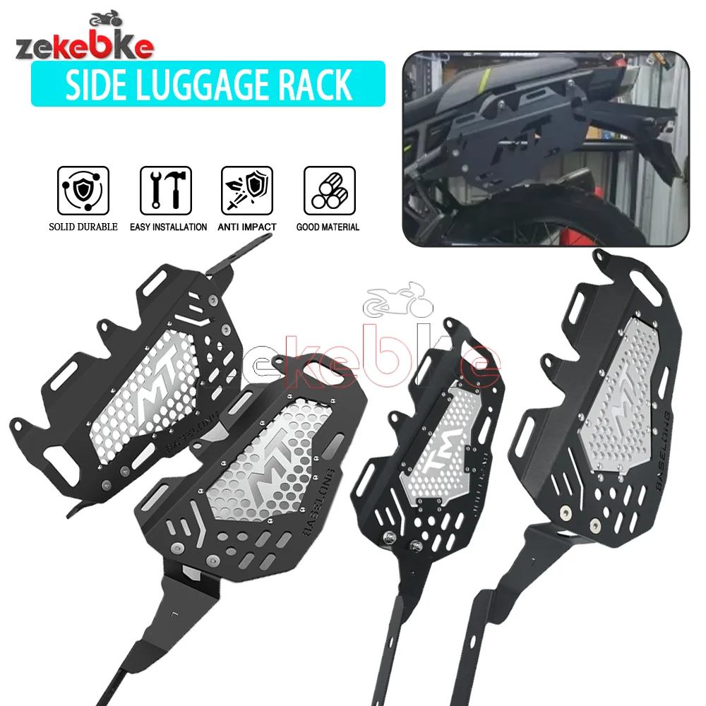 For CFMOTO 450MT 450 MT MT450 2024 2025 2026-2028 Motorcycle Rear Luggage Rack Bracket Side Stand Saddle Bag Holder Side Bag