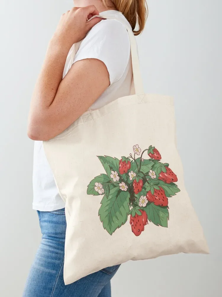 

Strawberry Frog Tote Bag Canvas bag Shopper bag Women bags Large bags for women