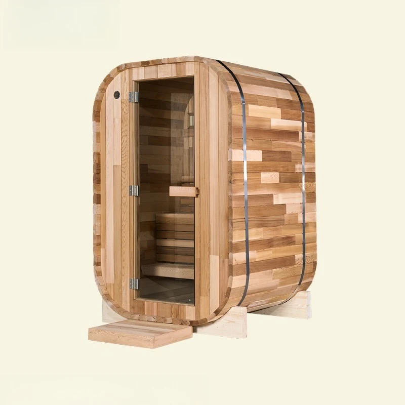 Outdoor Cedar Cube Sauna Plaza Spa Sauna
