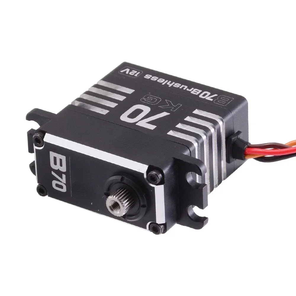 87g12v Metal Brushless Motor Robot Steering Gear 70kg Large Torque Limit Steering Gear