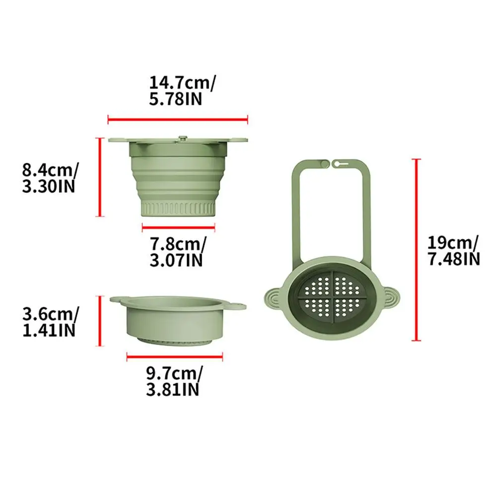 الإبداعية بالوعة معلقة استنزاف سلة المنزلية طوي المطبخ الغذاء بقايا تصفية قابل للتعديل استنزاف رف حامل إسفنجة الصابون