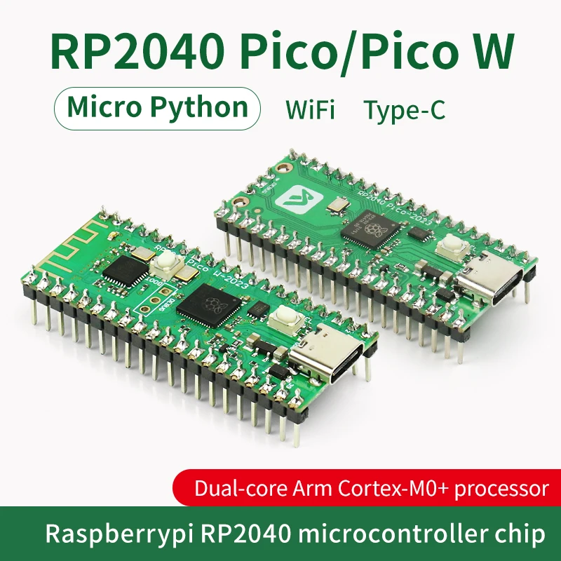 Carte de développement Raspberry Pi, RP2040, avec puce double cœur