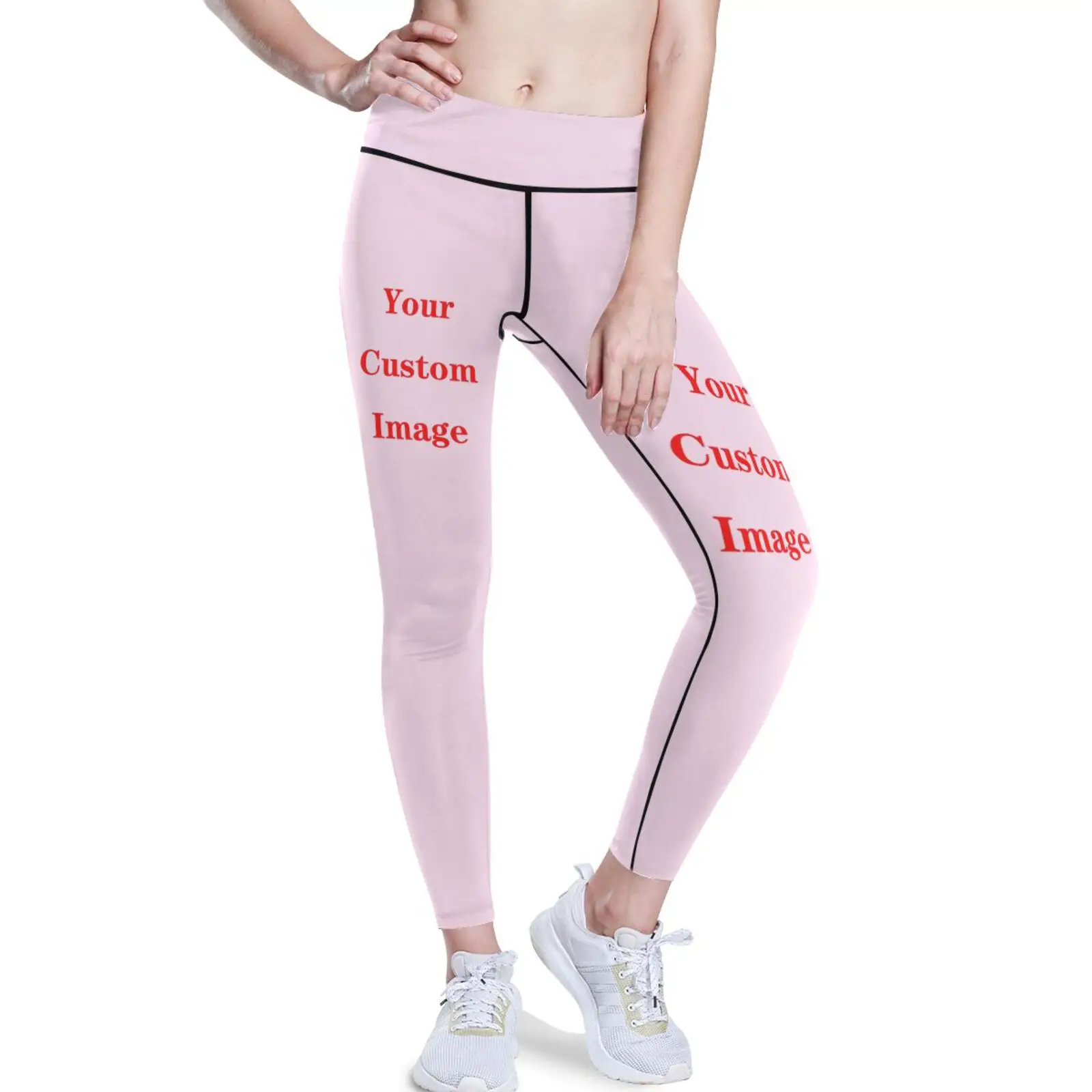 Women Yoga Pants Custom Pattern Sports Leggings Sportswear Stretchy Fitness Gym  Exercise Leggings High Waist Seamless Push Up