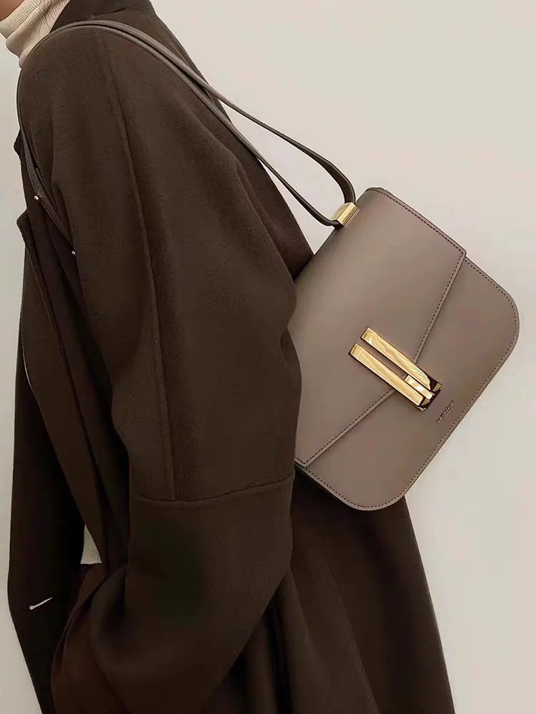 2025 Nieuwe klassieke tofu tas lederen schoudertas crossbody tas kleine vierkante tas uniek creatief klein formaat merk