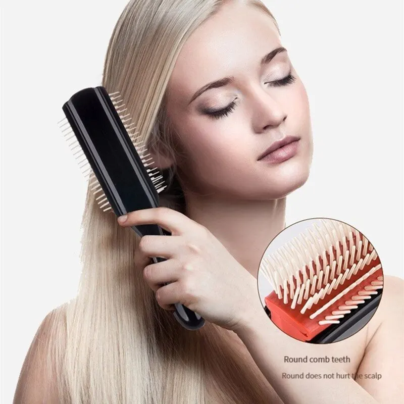 Hairdressing TT Comb Stylist Comb Massage Straight Hair Removable Nine Rows Of Combs Professional Hairdressing Tools Massage