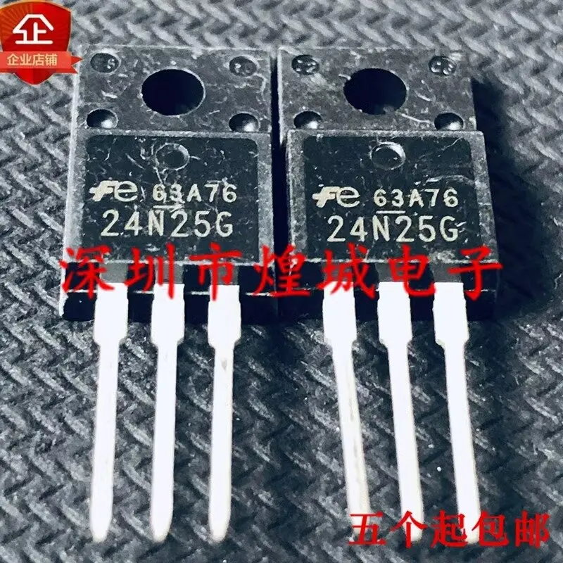 5PCS  24N25G  FMV24N25G   TO-220F 250V 24A Brand new in stock, can be purchased directly from Shenzhen Huangcheng Electronics