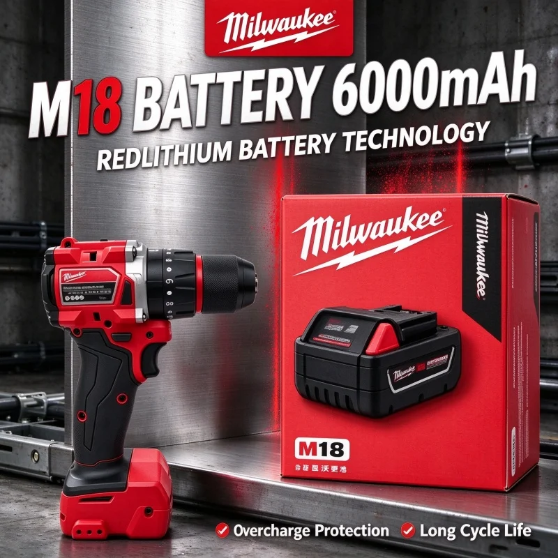 Milwaukee Original M18 150N Brushless Compact Electric Impact Drill, Cordless DIY Household Screwdriver Power Tools.