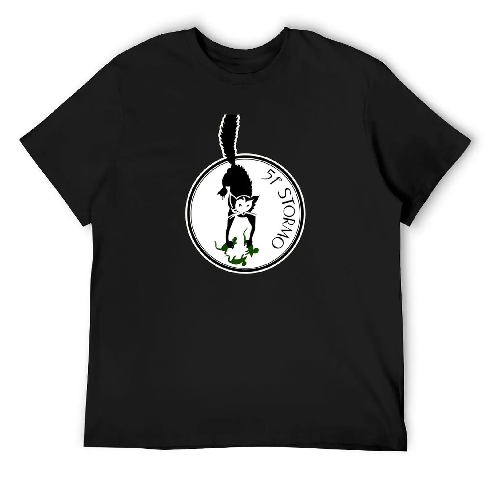 

51o Stormo Caccia - White Edge - - Regia Aeronautica Clean Style T-Shirt plain cute tops graphic shirts mens vintage t shirts