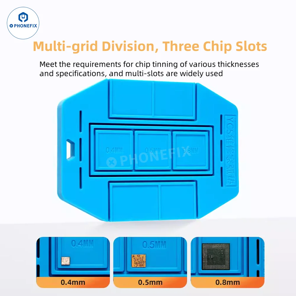 YCS بغا بطانة حماية من السيليكون حصيرة عازلة العالمي بغا الاستنسل قاعدة مغناطيسية للهاتف المحمول وحدة المعالجة المركزية رقاقة لحام بغا أدوات rebيعادل