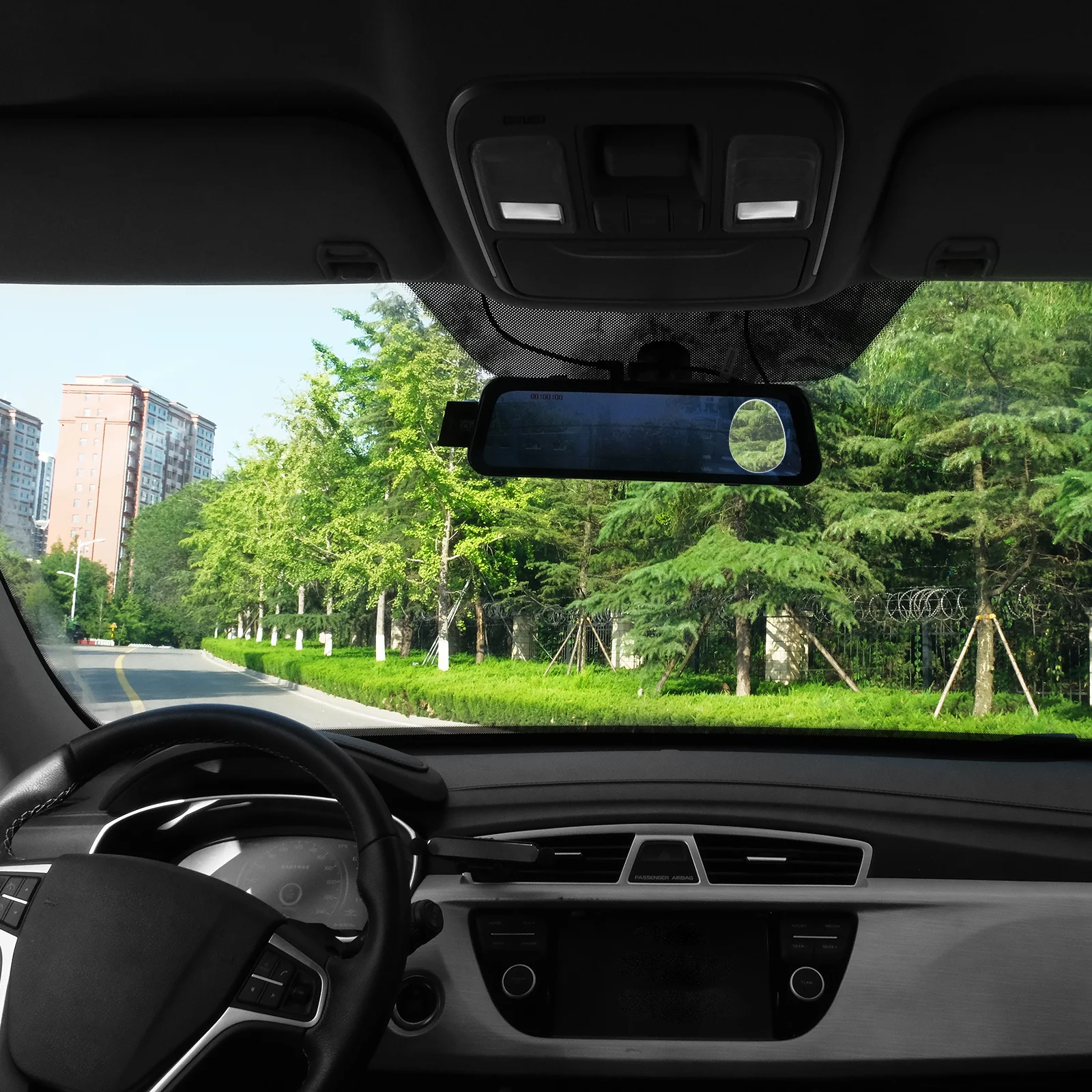 1 زوج العمياء مرآة السيارة 360 درجة عرض شكل بيضاوي واضح انعكاس لا البقع العمياء مناسبة للمرايا اليسرى واليمنى #5