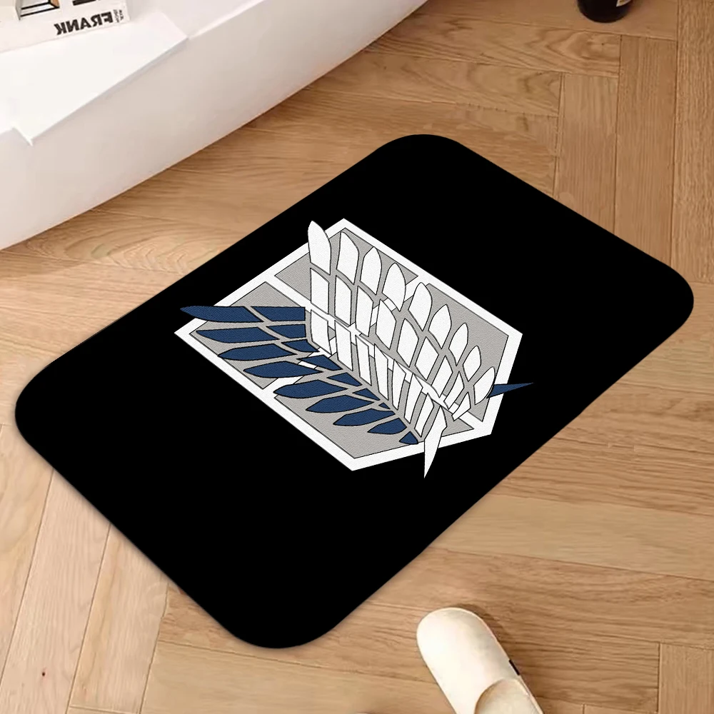 

Floor Mats Home Carpet Attack On Titan Door Mats Modern Decor Carpet Anti-Slip Floor Mats