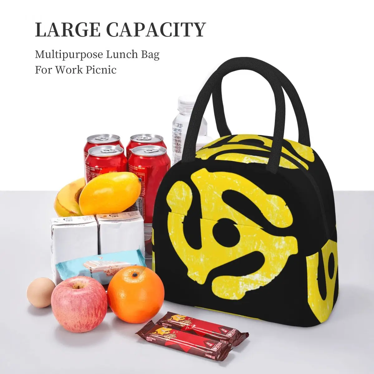 45 دورة في الدقيقة محول سجل المحملة أكياس الغداء معزول بينتو صندوق مقاوم للماء حقيبة حمل الغداء أكياس نزهة حقيبة للحفاظ على البرودة للمرأة فتاة السفر #5