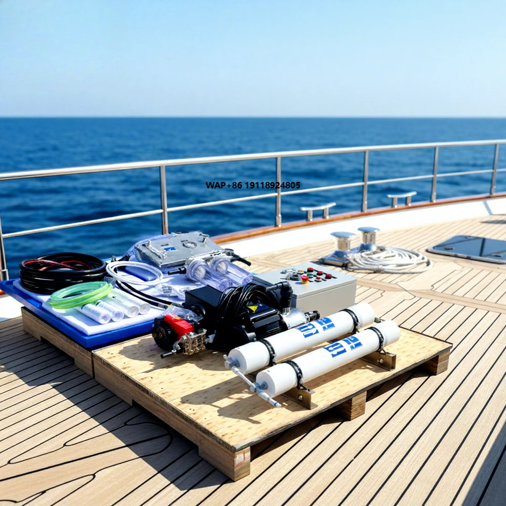 1400L/day Modular Boat Desalinator Split Seawater Desalination RO Plant Salt Water to Drinking Water Machine Yacht Water Maker