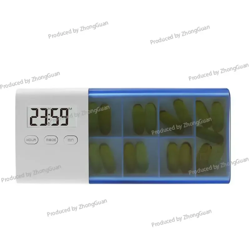 Smart Electronic Medicine Box, Medicine Box Timing Alarm Clock, Small Medicine Box Timer, Reminder, Portable Electronic