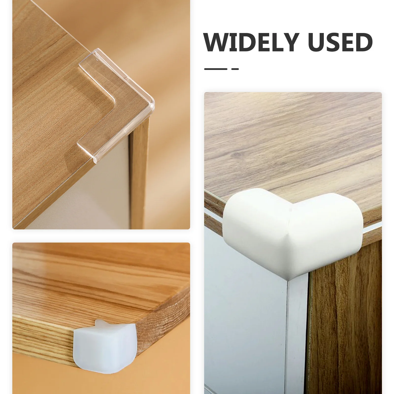 

10 pcs Silicone Corner Protectors Clear Furniture Edge Guards For Table Desk Baby Proofing Safety Bumpers Childproof Protection