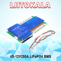 LiitoKala 4S-12V200A-BMS LiFePo4 Lithium Iron Phosphate Battery Protection Plate