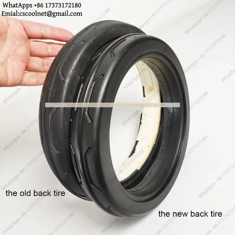 JS03 Stroller wheel tire for Uppababy Vista V1 V2 front rear PU tubeless replacement pushchair buggy accessories
